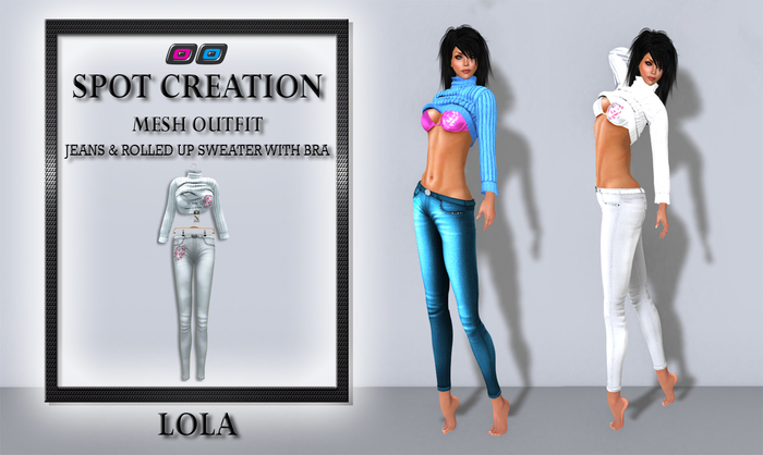 LOLA - Mesh Outfit "White"