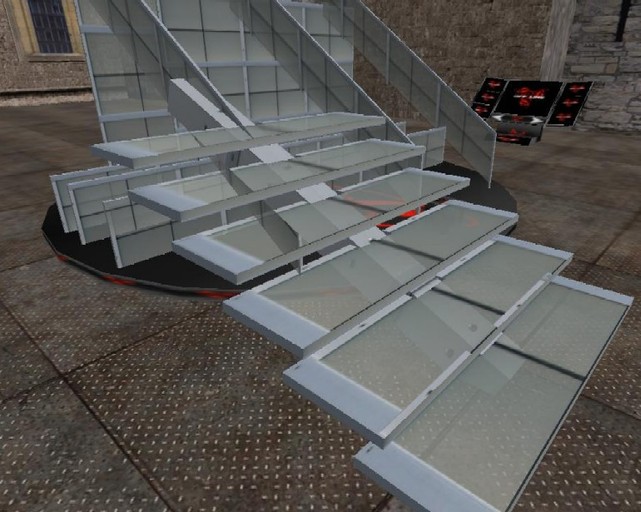 Smokin Hot Modern Glass Railing Glass Stairs and Glass Wall Set  9314 MCT