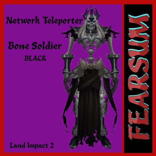 [FD] Network Teleporter Bone Soldier Black