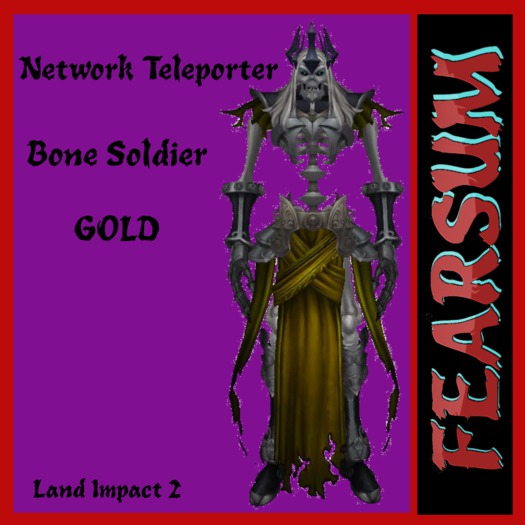 [FD] Network Teleporter Bone Soldier Gold