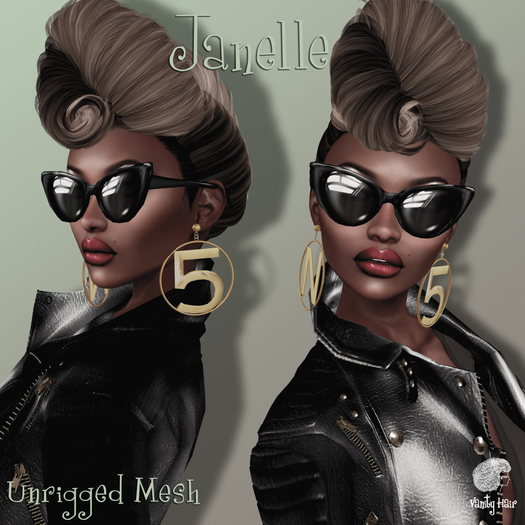 Vanity Hair::Janelle-Blacks(MESH)