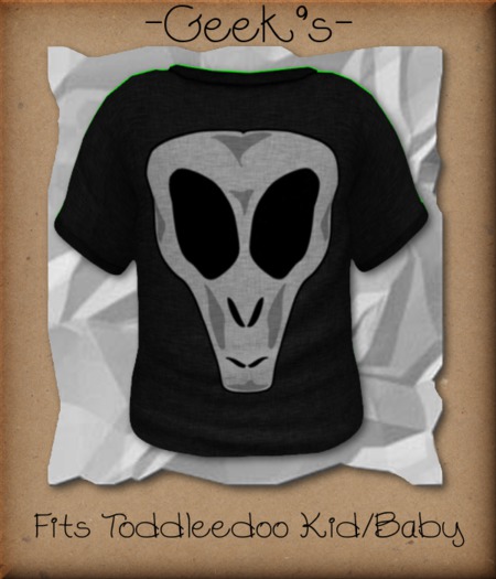 -Geek's- Teddy Black Tee