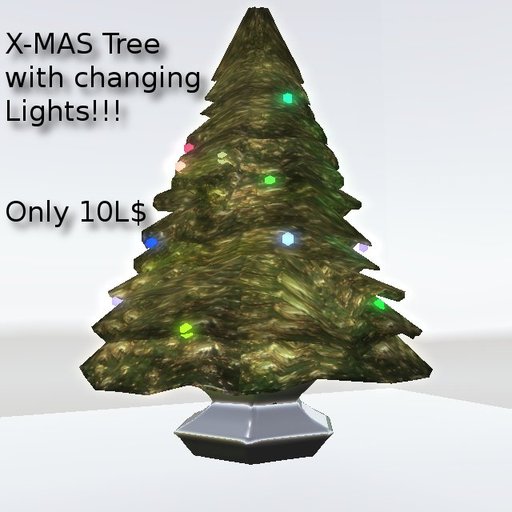 XMAS Tree (Chrismas Tree) - with light