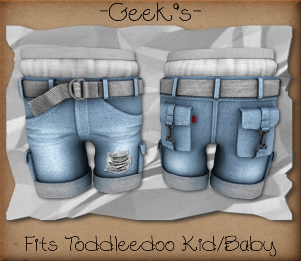 -Geek's- Sky Blue Cargo's TD