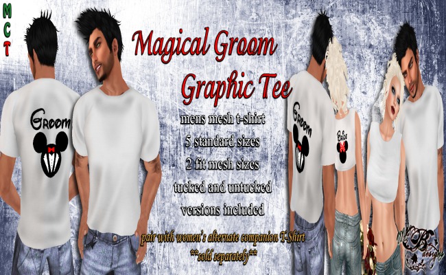 {Ms. B. Designs} Magical Groom Graphic Tee