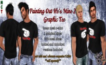 {Ms. B. Designs} Pointing Out He's Mine 2 Graphic Tee Boxed