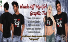 {Ms. B. Designs} Hands Off My Girl Graphic Tee 