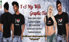 {Ms. B. Designs} I <3 My Wife Graphic Tee Boxed