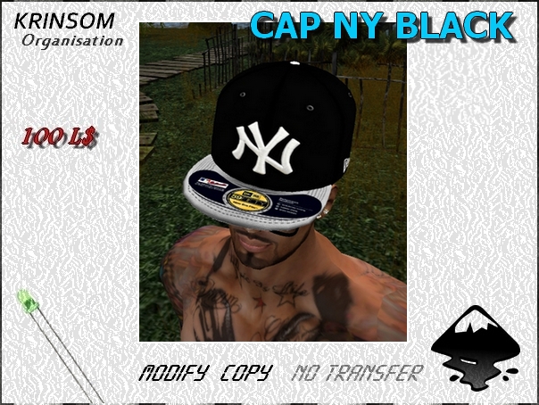 [ K.0 ] CAP NY BLACK