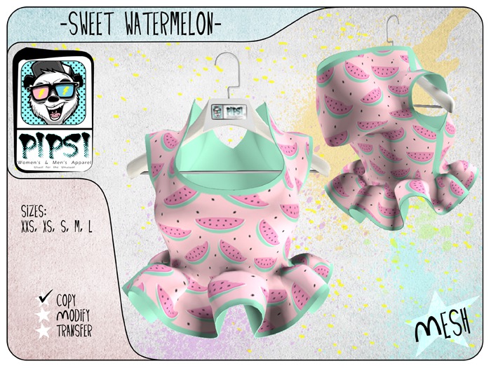 Second Life Marketplace - -PiPsi - Sweet Watermelon