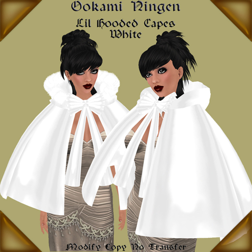 'ON Hooded Capes White