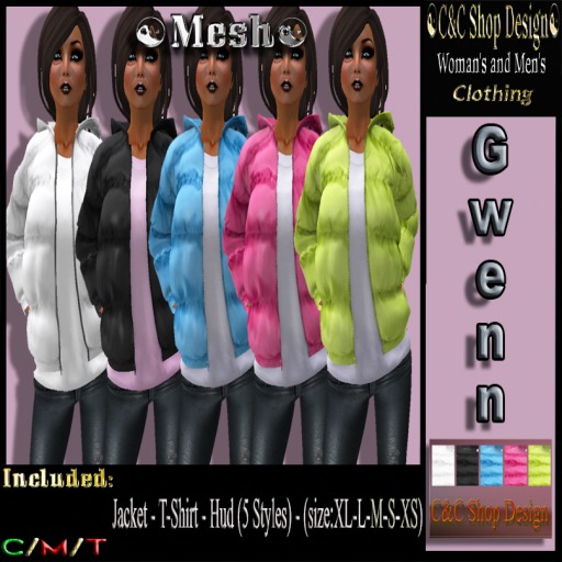 C&C Mesh Gwenn Hud 5 Styles