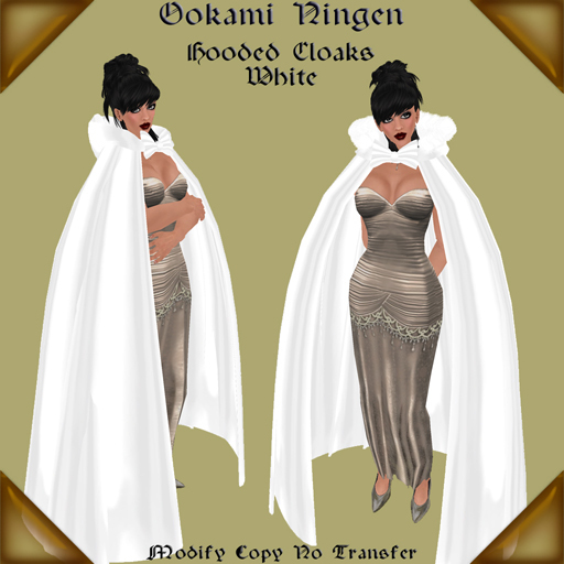 'ON Hooded Cloaks White