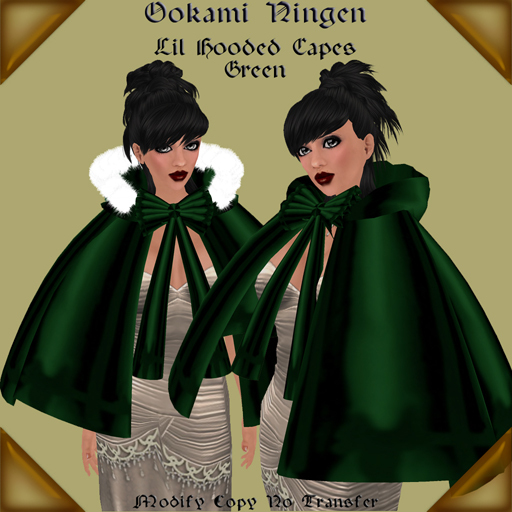 'ON Hooded Capes Green