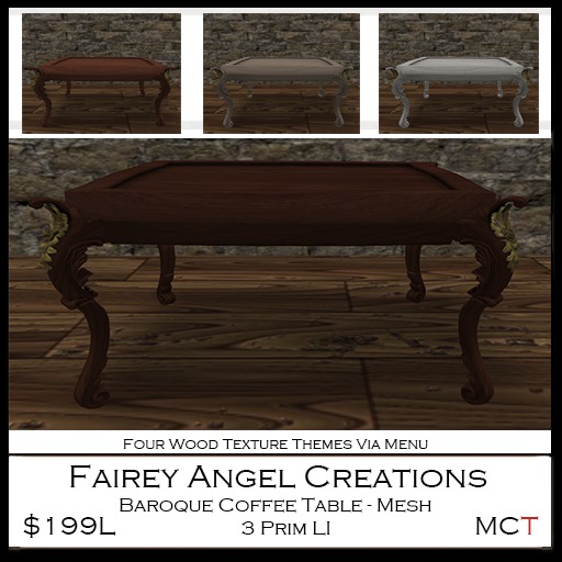 FAC Baroque Coffee Table 199L