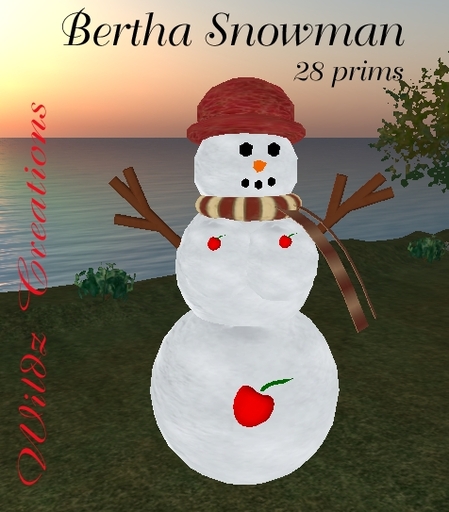Bertha Snowman by ~WC~
