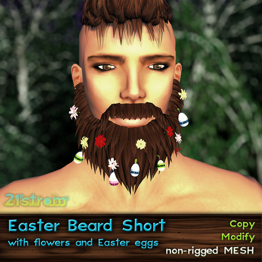 21strom Christmas Beard Short with Balls