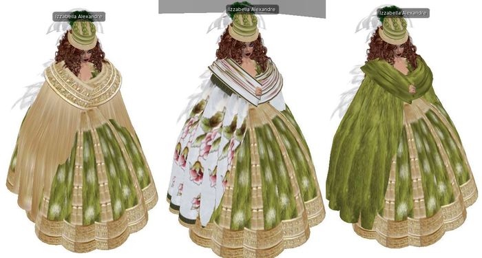 Izza Green Gold 209 Dress