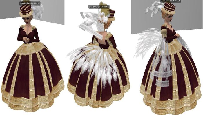 Izza Maroon Gold Dress 210