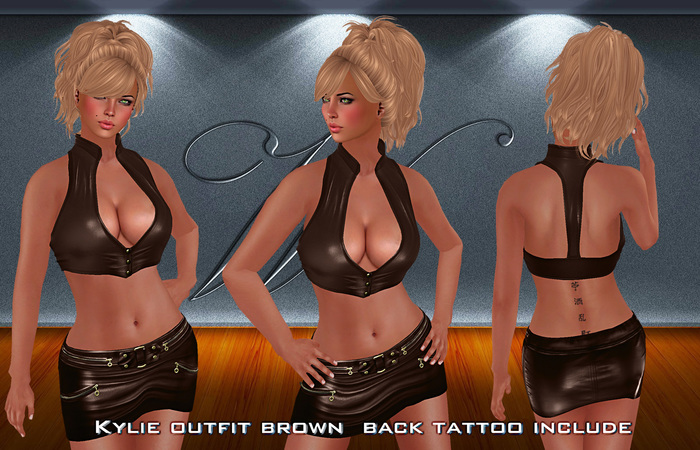wanted creation " KYLIE OUTFIT BROWN "