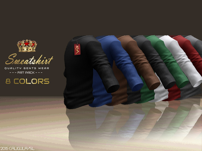 CA SWEATSHIRT GENTS PLAIN