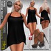 Camilla minidress black