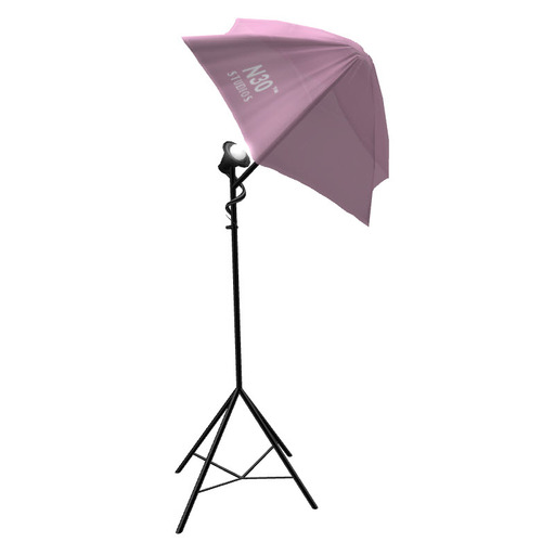 N30 Professional "Morgan" Umbrella Lighting Kit (Pink)