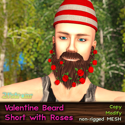 21strom Christmas Beard Short with Balls