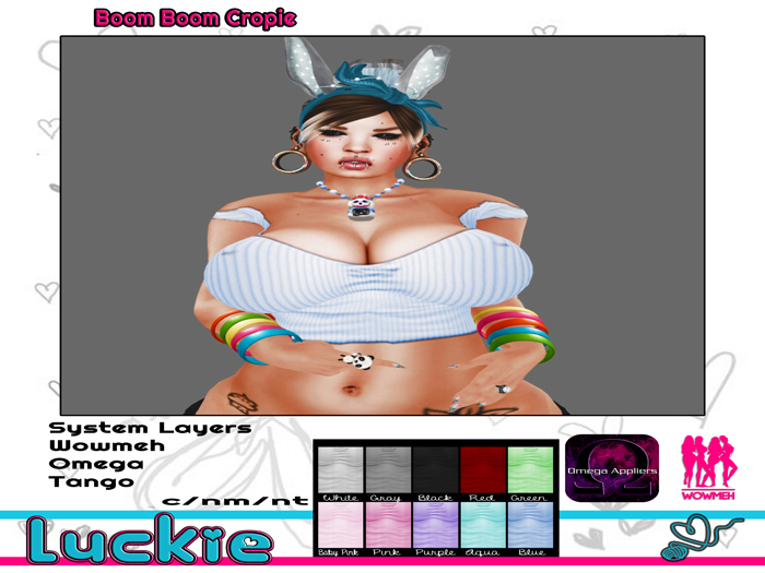 -Luckie- Cropie BOOM BOOM (red)