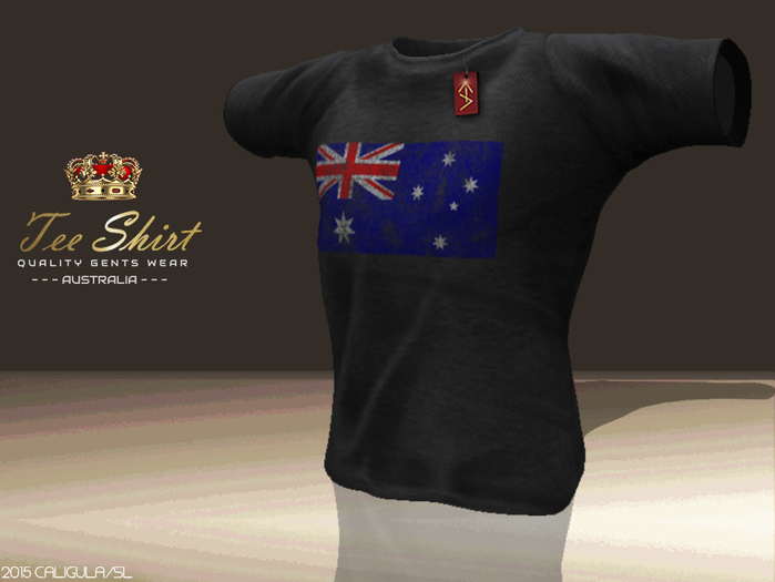 CA TEE GENTS AUSTRALIA BLACK