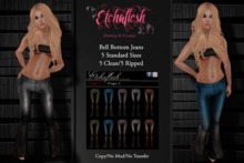 [Etchaflesh] Lexi Bell Bottom Jeans W/ HUD