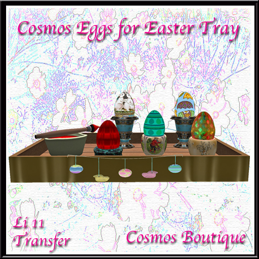 Cosmos Eggs for Easter Tray (Mainly MESH)  (BOX)