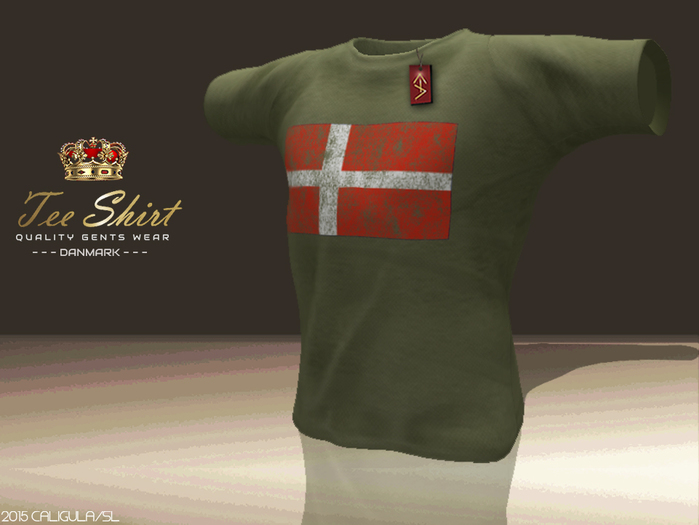 CA TEE GENTS DANMARK OLIVE