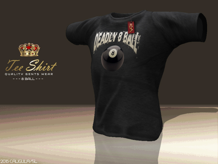 CA TEE GENTS 8 BALL