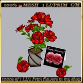 LW_ Happy Anniversary Roses - 9 (1 LI / Prim)