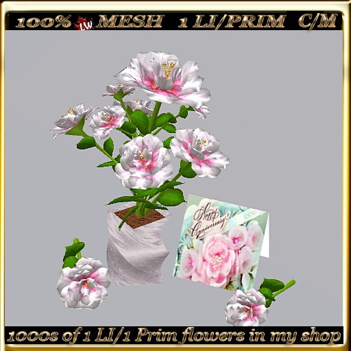 LW_ Happy Anniversary Roses - 10 (1 LI / Prim)