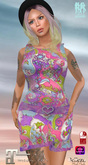 WTB  Pinky Stripe Mini Dress and Panty