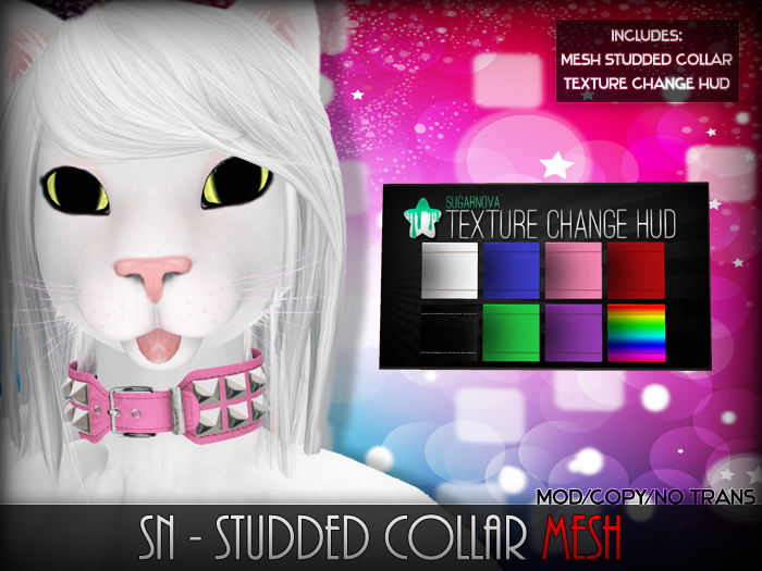 SN -  Studded Collar MESH