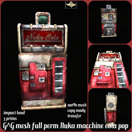G^G mesh full perm Nuka macchine cola pop