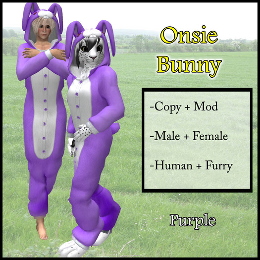 DSD Onsie Bunny - Purple