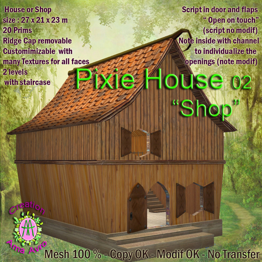 House "Pixie House 02 Shop" (mesh)