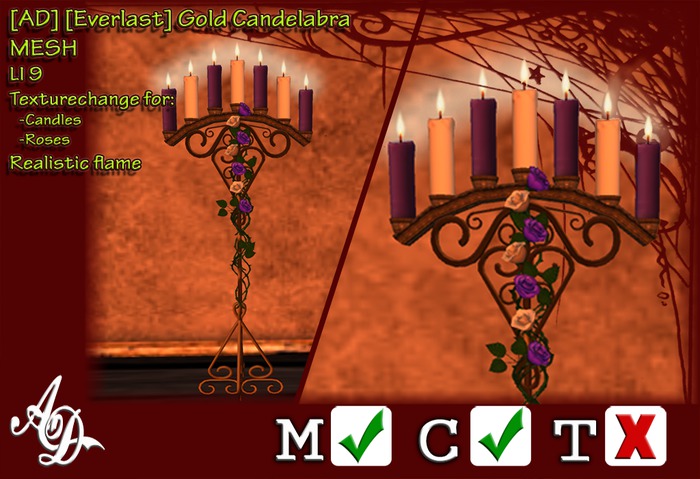[AD] [Everlast] Gold Candelabra