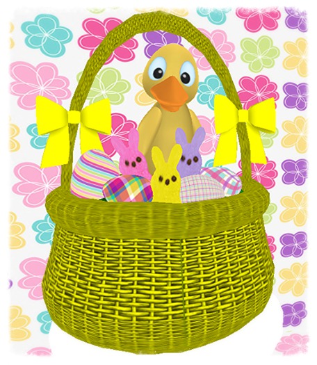 Ducky Bear Easter Basket