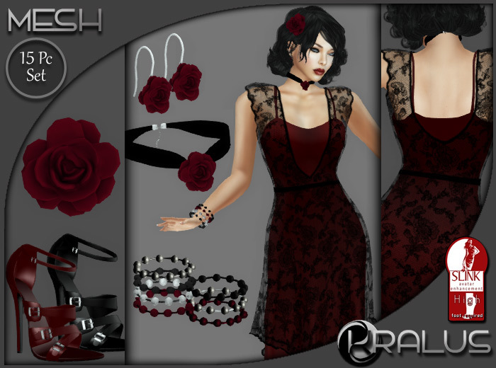 ::KRALUS:: Mesh : Lilliana : Red  