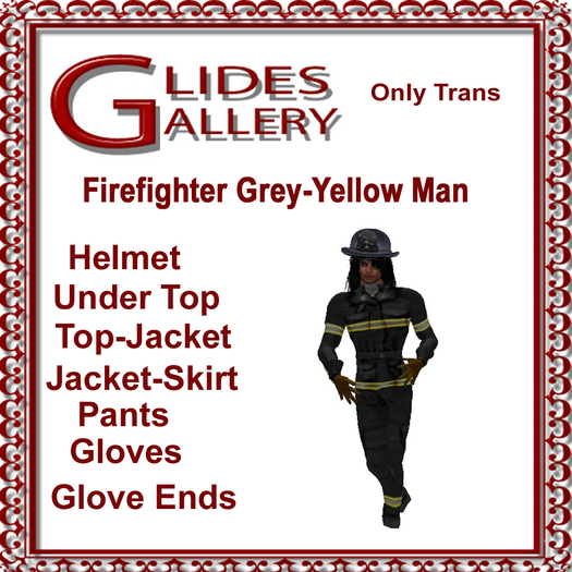 Firefighter2 Grey-Yellow Man