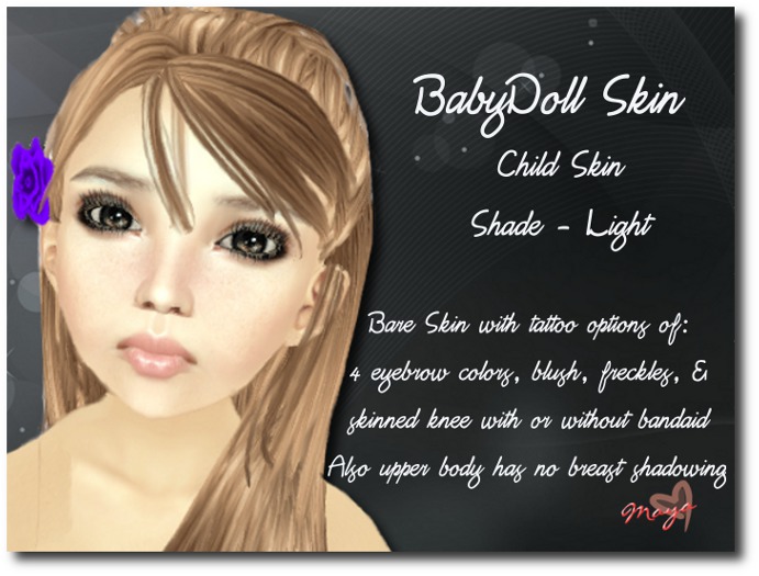 ♥{MM}♥BabyDoll Skin Shade Light