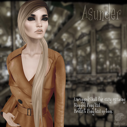 Vanity Hair::Asunder -Light Blonds(MESH)