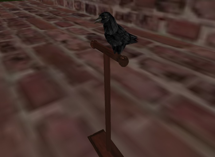 Raven On A Stand 4-15
