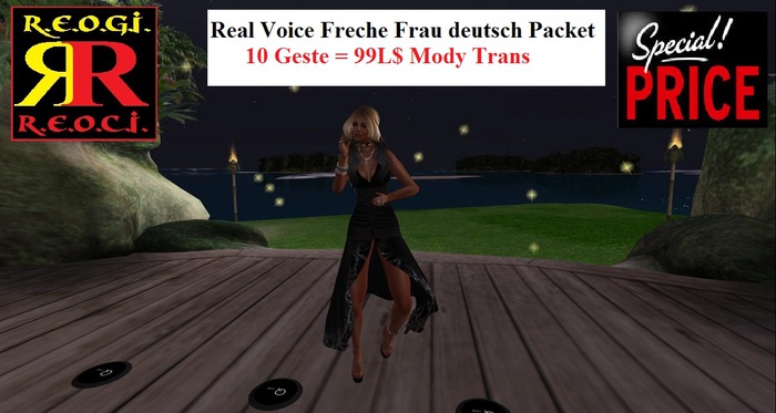 Real Voice Freche Frau deutsch Packet