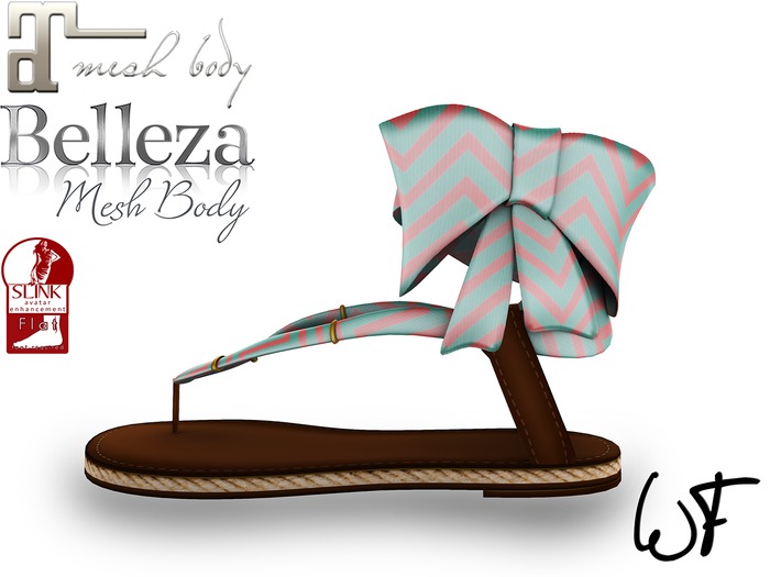 Wall Flower, Beany Ribbon Sandals, DEMO